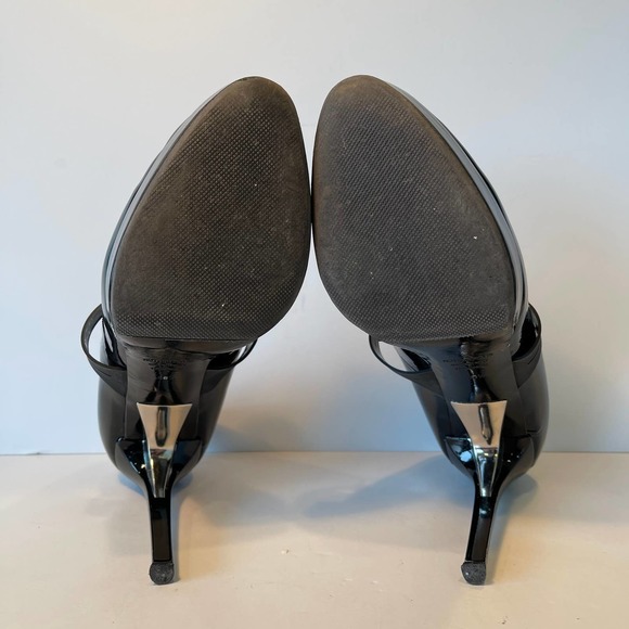 Ruthie Davis Black Mary Jane 4.5" High Heels Pumps US 10 - Picture 8 of 9